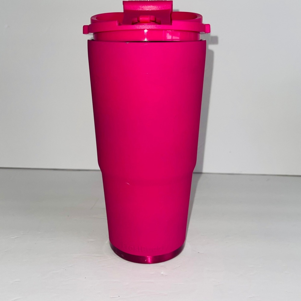 FrostBuddy Universal Buddy 2.0 Tumbler Insulated Hot Pink Stainless Steel 24oz